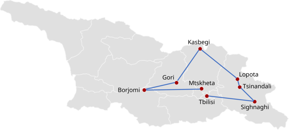 Georgia- Map